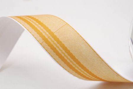 Яскраво-жовта шевронна плетена стрічка_AI